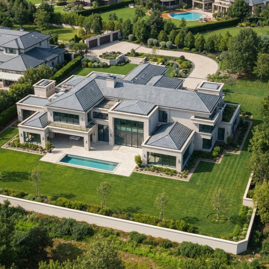 Vista aerea immobile